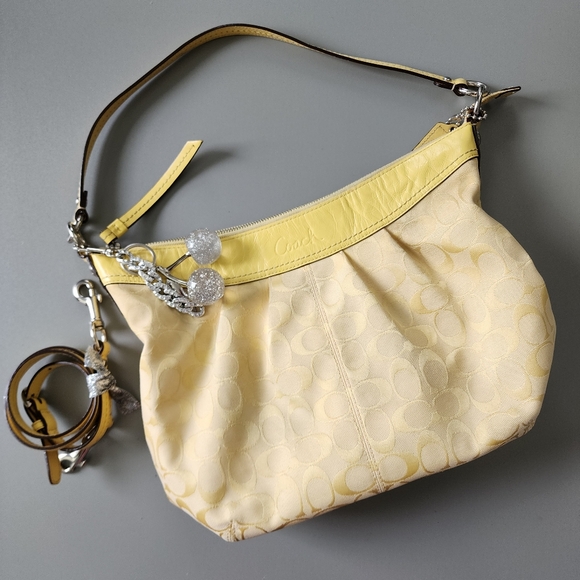 Coach Yellow Hobo Bag - Picture 1 of 15